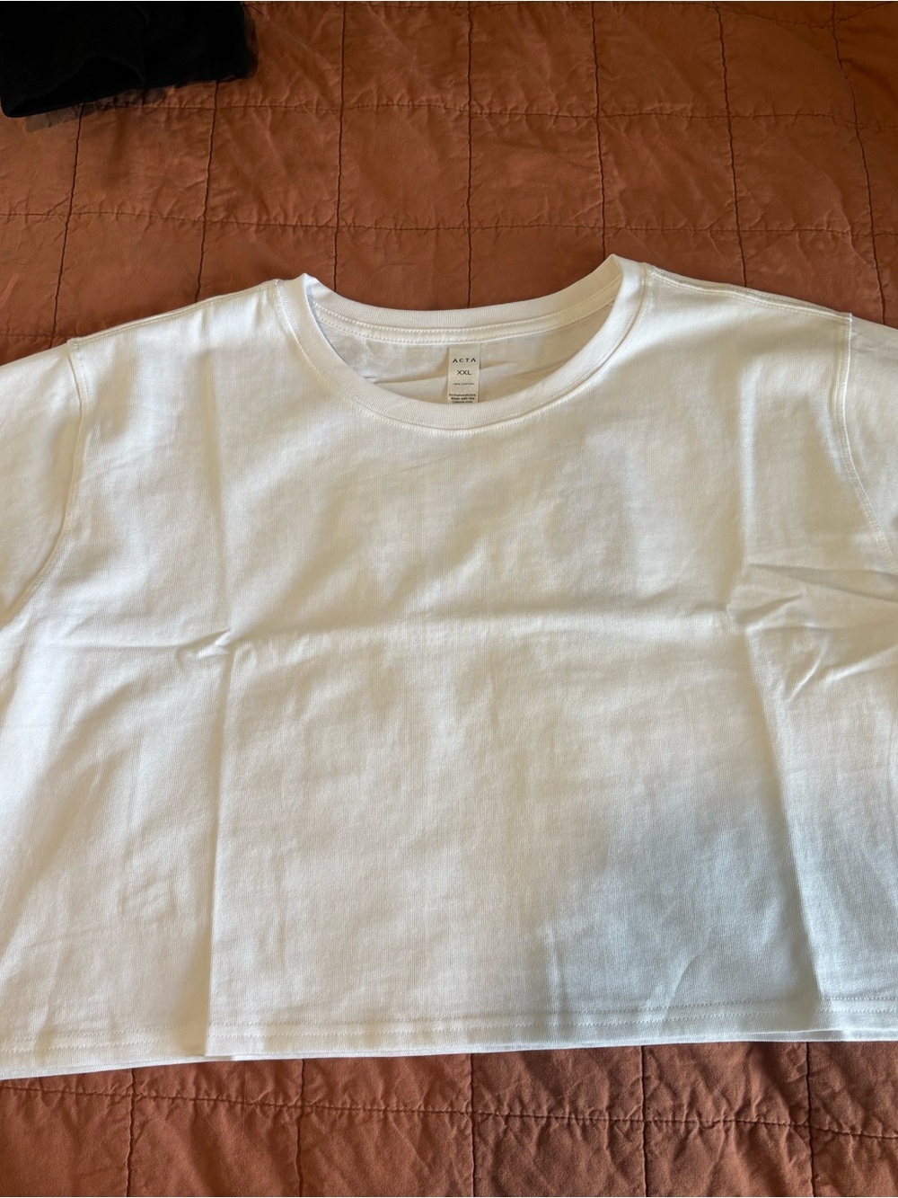 Brand new Acta white crop T-shirt